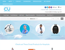 Tablet Screenshot of careeruniforms.com